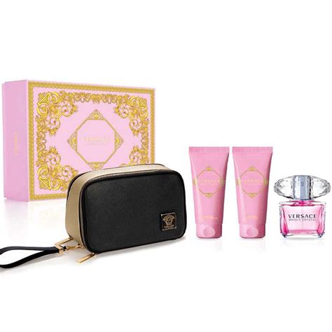 versace bright crystal three-piece gift set|Versace Bright Crystal set price.